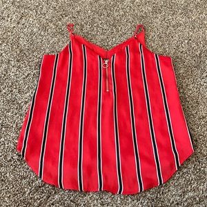 Express Red Cami Top, Size XS